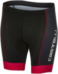 Castelli - pantaloni scurti pentru ciclism pentru copii Future Racer Kid Short - negru-rosu (CAS-4518052-023)