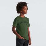 Specialized Tricou SPECIALIZED Youth Wordmark SS - Olive Green S (64622-4642)