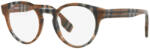 Burberry férfi barna kerek szemüvegkeret