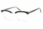 Tom Ford FT5550-B szemüvegkeret csillógó fekete / Clear lencsék női