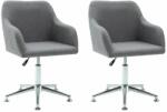 vidaXL 2 buc gri deschis 283479