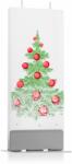 FLATYZ Holiday Christmas Tree with Snow lumanare 6x15 cm