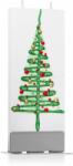 FLATYZ Holiday Green Christmas Tree lumanare 6x15 cm