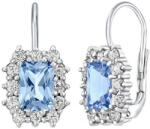 Silvego Cercei din argint cu topaz sintetic SILVEGOB31757bt