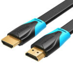 Vention Flat HDMI Cable Vention VAA-B02-L075, 0.75m, 4K 60Hz (Black) - kontaktor