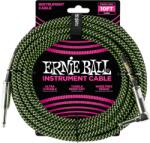 Ernie Ball 10' Braided Cable Black/Green