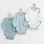 NEW BABY Baba body teljes hosszában patentos New Baby Classic II Lány 3db menta