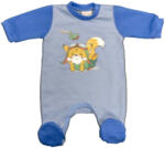 Asti Belül bolyhos hosszú ujjú kisfiú rugdalózó Mókus mintával - pindurka