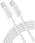 Anker Cablu de date Anker 322, USB-C - USB-C, 1.8m, White (A81F6G21)