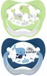 Nip Suzete din silicon NIP - Family, Foca și balenă, 0-6 м, 2 bucăți (54000821310032)