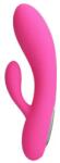 Pretty Love Vibrator Iepuras Ives, 30 Moduri Vibratii, Silicon, USB, Roz, 16.9 cm Vibrator
