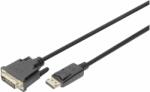 ASSMANN DB-340301-030-S DisplayPort - DVI-D Kábel (3m) (DB-340301-030-S)