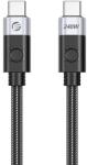ORICO Cablu USB CC240-40 240W USB Type-C - USB Type-C 1m Negru (CC240-40-10-BK)