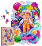 Puzzler PUZZLE DE CULOARE DE LEMN - Aventurier spațial (06954) Puzzle