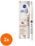 Nivea Set 2 x Corector Hidratant pentru Ochi Nivea Cellular 3 in 1, Medium 4 ml (ROC-2xMAG1018391TS)