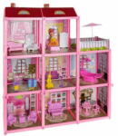  MG Dollhouse babaház 65 cm, rózsaszín
