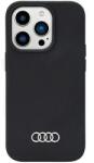 Audi Husa Audi Silicone Case iPhone 14 Pro 6.1" black/black hardcase AU-LSRIP14P-Q3/D1-BK - pcone