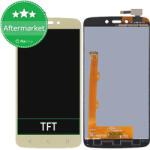 Motorola Moto C Plus XT1723 - Ecran LCD + Sticlă Tactilă (Gold) TFT, Black