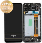 Samsung Galaxy A13 A137F - Ecran LCD + Sticlă Tactilă + Ramă (Black) - GH82-29227A, GH82-29228A Genuine Service Pack, Black