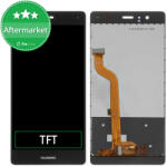 Huawei P9 - Ecran LCD + Sticlă Tactilă (Black) TFT, Black