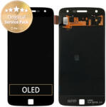 Motorola Moto Z Play XT1635-02 - Ecran LCD + Sticlă Tactilă (Black) - 01019104003W Genuine Service Pack, Black