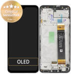 Samsung Galaxy A23 4G A235F - Ecran LCD + Sticlă Tactilă + Ramă (Black) - GH82-28563A, GH82-28657A Genuine Service Pack, Black