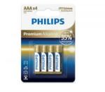 Philips Premium alkaline elem AAA 4 db PH-PR-AAA-B4 (PH-PR-AAA-B4)