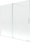 Mexen Velar, 2 szárnyas eltolható kádparaván 170 x 150 cm, 8mm átlátszó üveg, fehér profil, 896-170-000-01-20 (896-170-000-01-20)