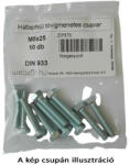  Hatlapfejű tövigmenetes csavar DIN 933 horganyzott M8x16 (10 db) (ZIP390)