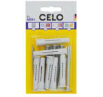 CELO MZK univerzális galléros műanyag dübel 8 x 49 + 6 x 70 facsavar (8 db) (58MZKSZ8)