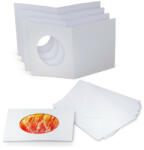 Encaustic Képkeret papírból, borítékkal, 5 db-os, ovális kicsi (A/6 méret)