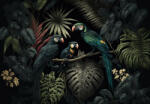 Consalnet Papagájok a dzsungelben poszter, fotótapéta, Vlies (416 x 254 cm) (C1-14668VEXXXL)