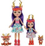 Mattel Enchantimals: Testvérbabák állatkákkal - Danessa és Danetta Deer (HCF79)