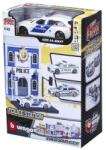 Bburago city 1 /43 - Audi A6 rendőrautó és rendőrörs (53373)