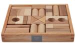 Wooden Story Cuburi în cutie de hârtie - 30 buc - Naturale (P01362)