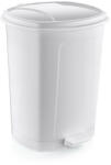 Özer Plastik Műanyag pedálos szemetes, fehér 50L (ALD095X24)