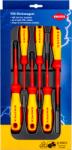 KNIPEX Комплект с 6 бр. отвертки VDE 1000V - 2х шлиц, 2х PH/S и 2х PZ/S, Knipex (K002012V05) - yavor-m