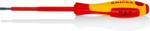 KNIPEX Отвертка шлиц 3.5, vde 1000v жълто-червена ръкохватка 202мм, (k982035)