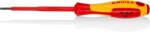 KNIPEX Отвертка шлиц 3.0, vde 1000v жълто-червена ръкохватка 202мм, (k982030)