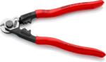 KNIPEX Ножици за рязане и кримпване на кабел до 10мм2, червена (k9561190)