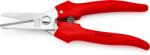 KNIPEX Ножици за рязане на оплетка, хромирани, червена (k9505190)