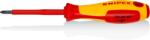 KNIPEX Отвертка PH 1, VDE 1000V жълто-червена ръкохватка 187мм, Knipex (K982401) - yavor-m