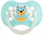 Canpol babies Силиконова залъгалка Canpol - Animals, 18 месеца, тюркоаз (22/597g)