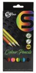 S-line Színes ceruza készlet, hatszögletű Sline 12 klf. szín (232344) - best-toner