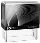 Colop Bélyegző IQ50 Printer Line Colop átlátszó fekete ház/fekete párna (15314154) - best-toner