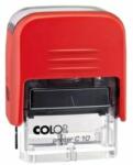 Colop Bélyegző C10 Printer Colop átlátszó piros ház/fekete párna (15314048) - best-toner