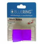 Bluering Jelölőcímke 25x45mm, 50lap, műanyag Bluering®, lila (JELCMUA50LL) - best-toner