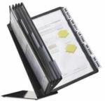 Durable Bemutatótábla tartó, 10 panelhez Vario asztali, A4, fekete (557001) - best-toner