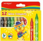 Keyroad Zsírkréta készlet 11x100 mm 12 db/bliszter Keyroad Wax Crayon vegyes színek (KR971305) - best-toner