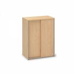  ProOffice közepes szekrény tolóajtókkal 80 x 45 x 106, 3 cm vadkörte